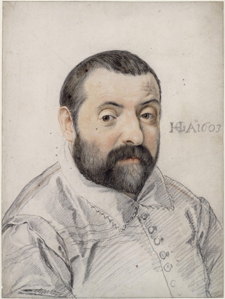 Bildnis des Jacopo Palma il Giovane da Hendrick Goltzius