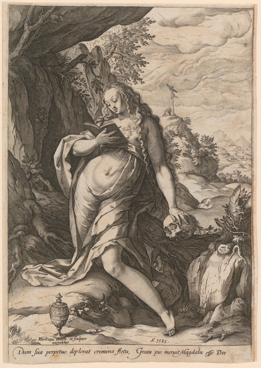 Madonna penite da Hendrick Goltzius