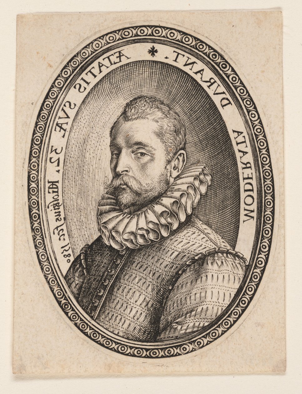 Busto di uomo rivolto a sinistra da Hendrick Goltzius