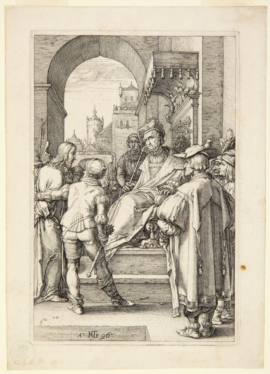 Cristo davanti a Pilato da Hendrick Goltzius