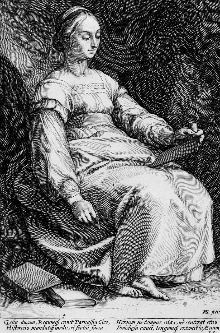 Clio da Hendrick Goltzius