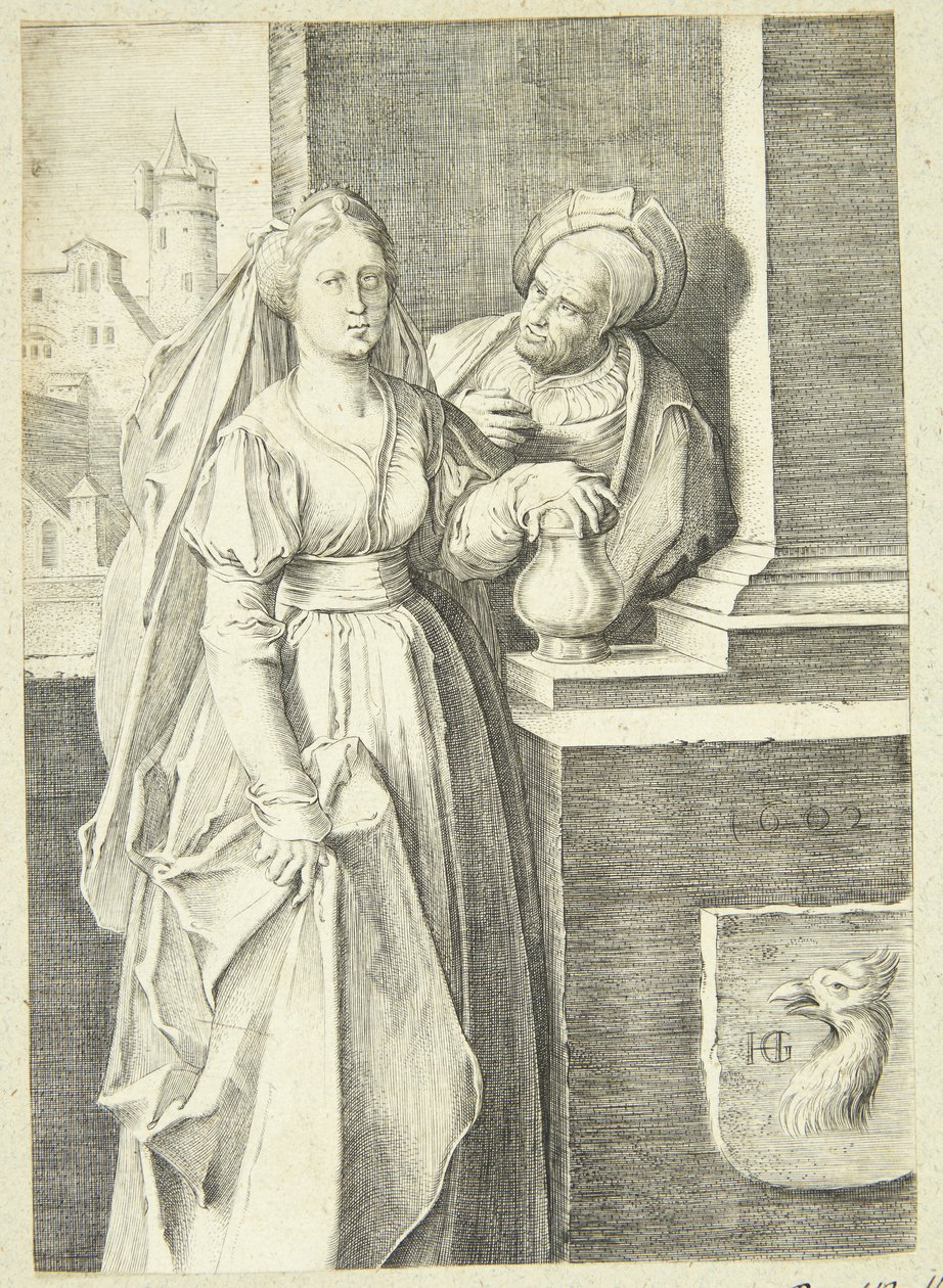 La coppia dispari da Hendrick Goltzius