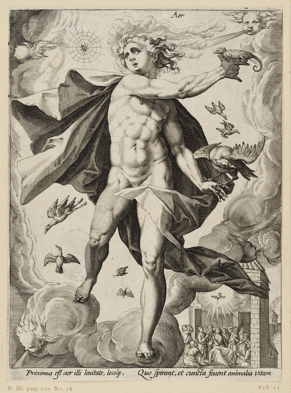 I quattro elementi: Aria da Hendrick Goltzius