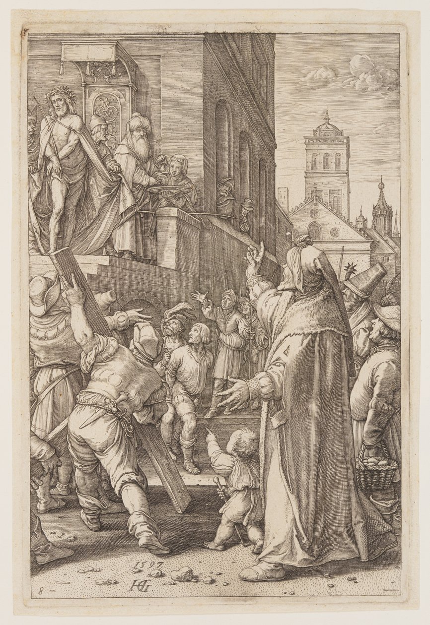 Ecce Homo, da La passione da Hendrick Goltzius