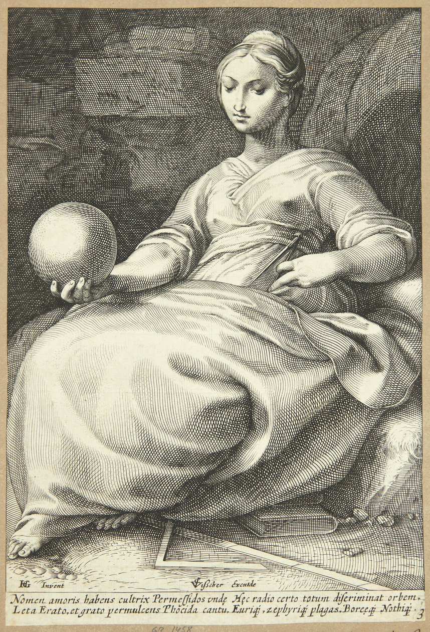 Erato da Hendrick Goltzius