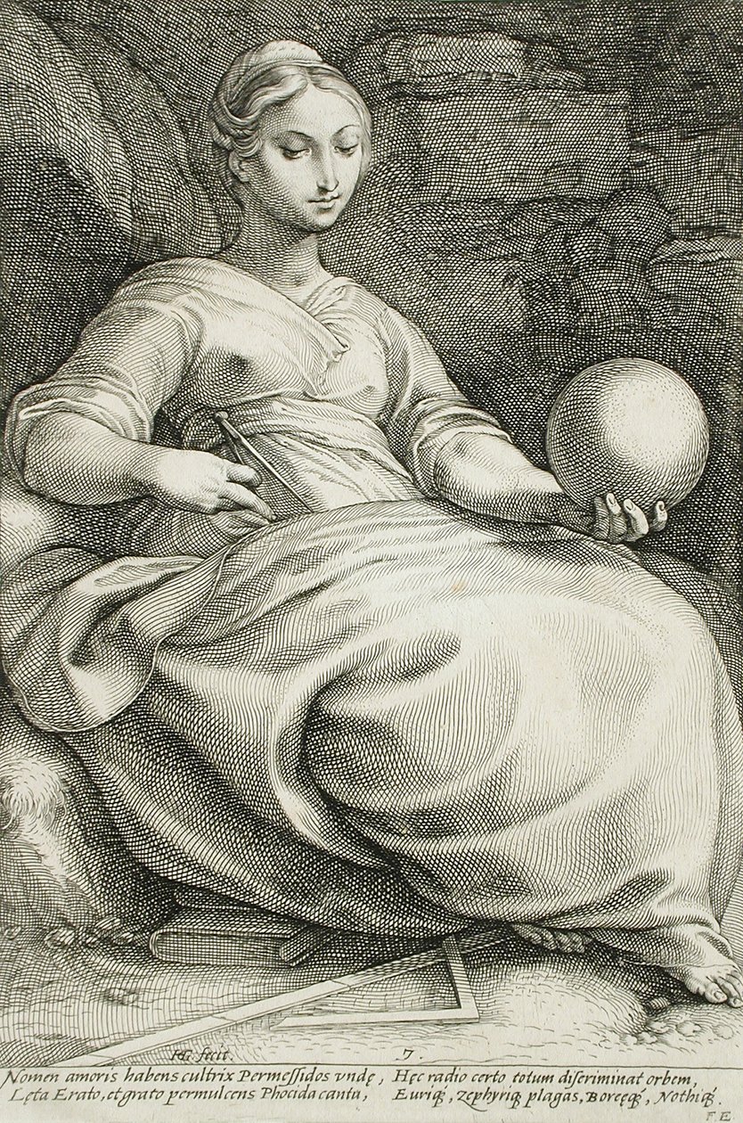 Erato da Hendrick Goltzius