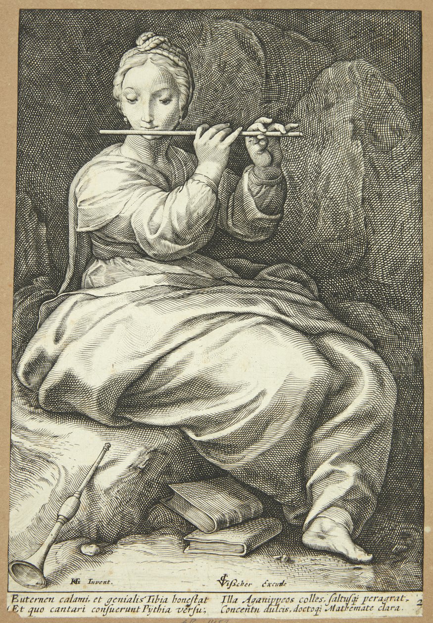 Euterpe da Hendrick Goltzius
