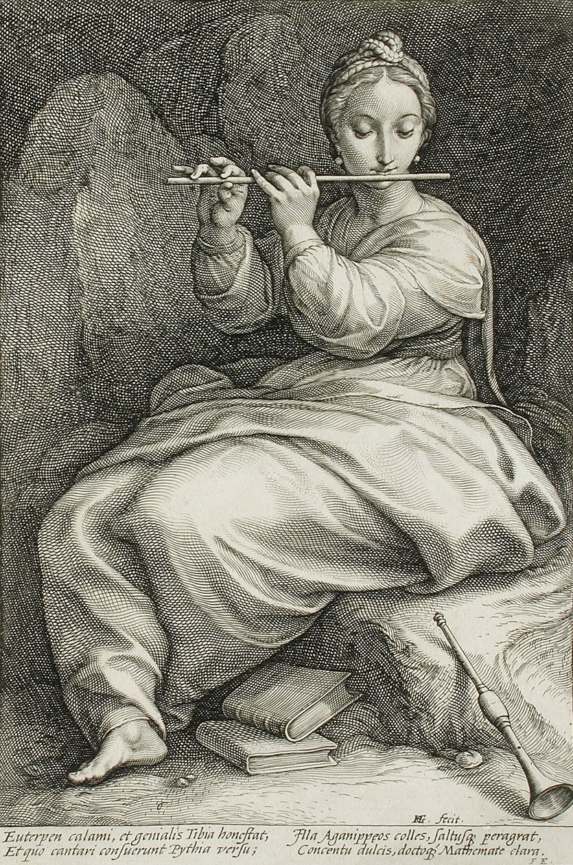 Euterpe da Hendrick Goltzius