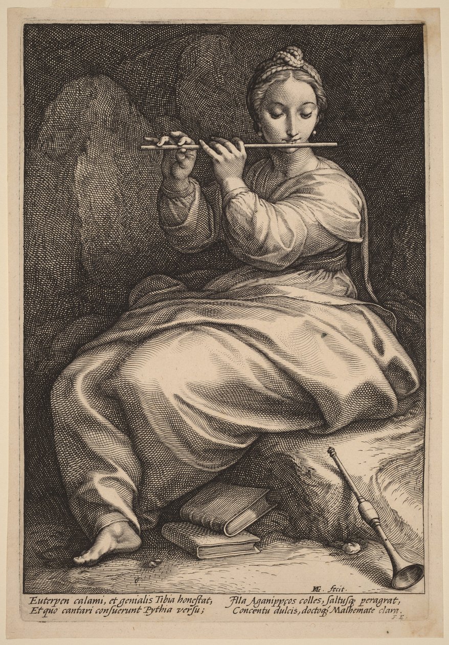 Euterpe da Hendrick Goltzius