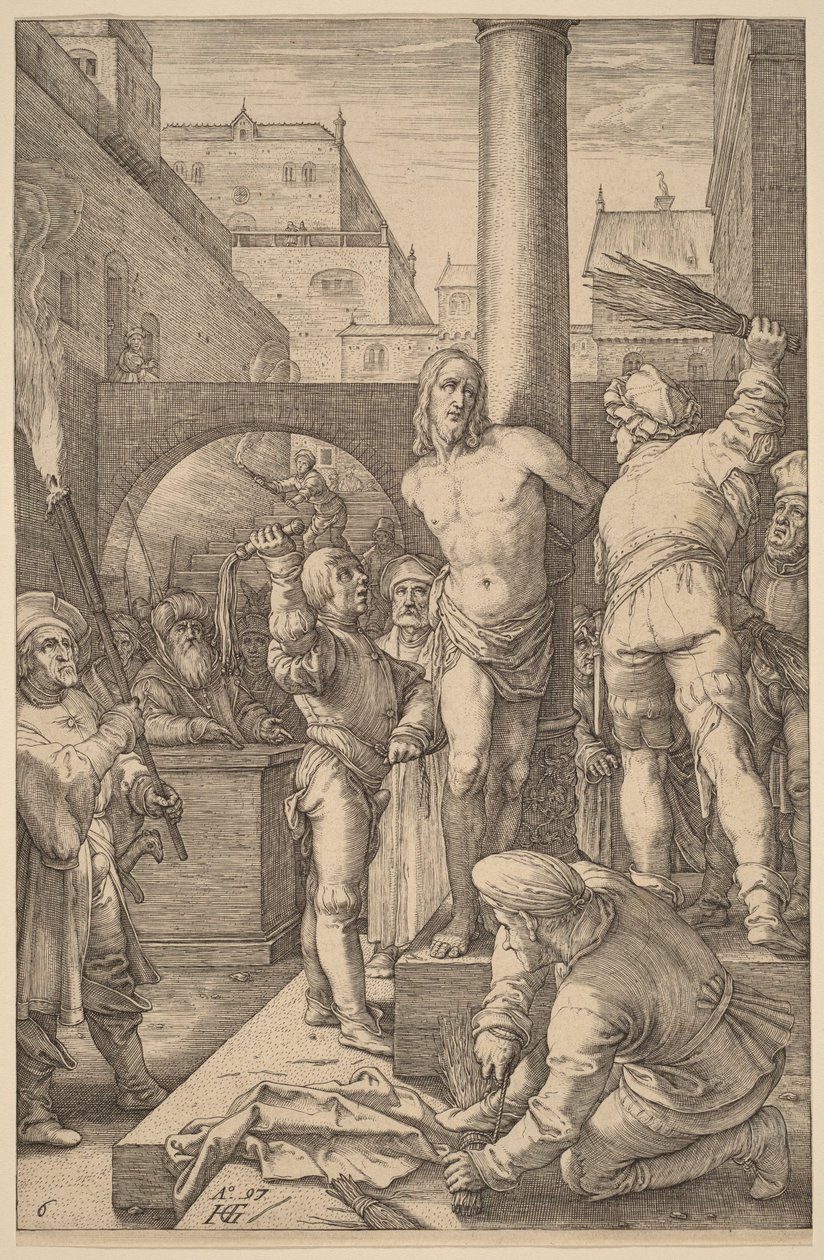 Flagellazione di Cristo da Hendrick Goltzius