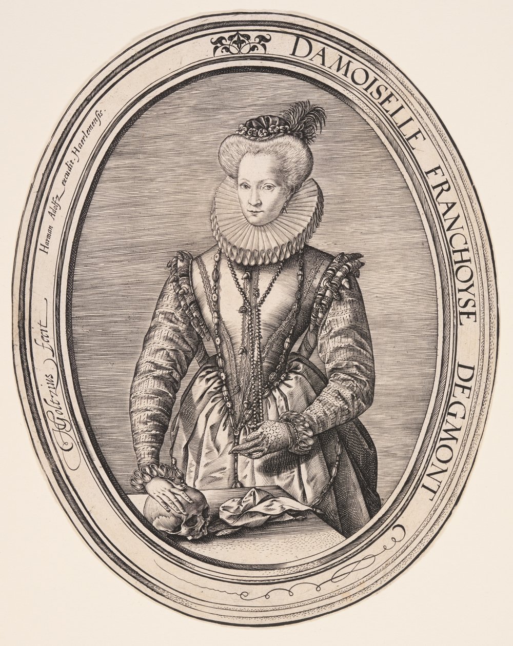 Françoise van Egmond da Hendrick Goltzius
