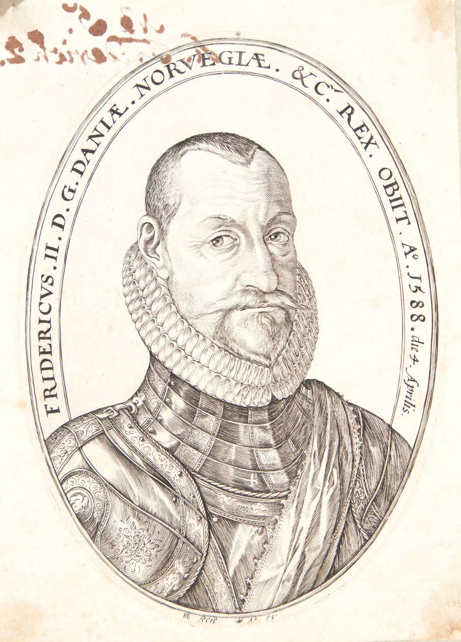 Federico II, re di Danimarca e Norvegia da Hendrick Goltzius
