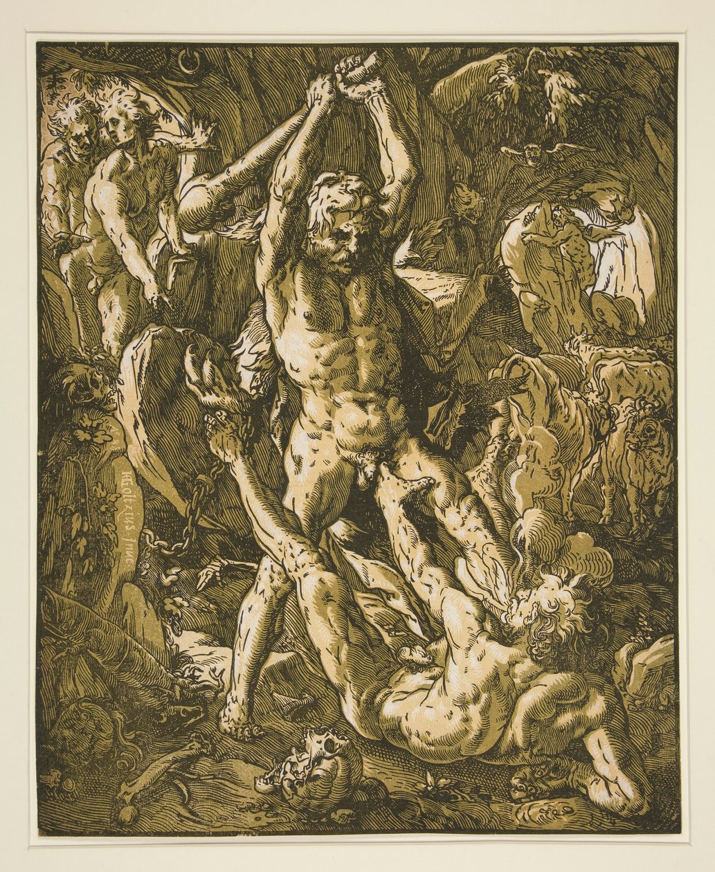 Ercole Uccide Caco da Hendrick Goltzius