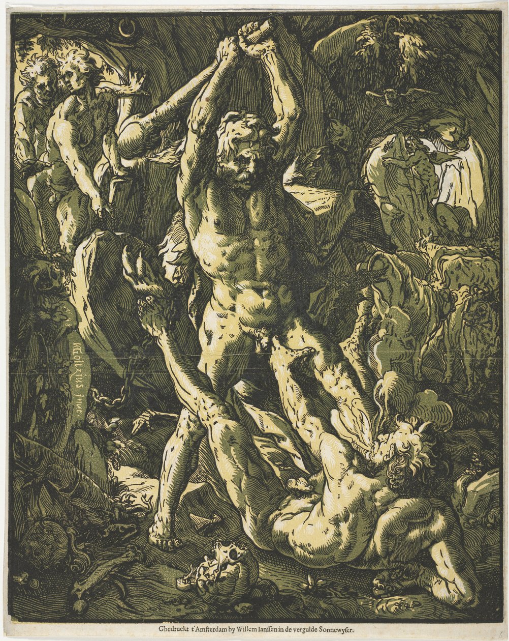 Ercole e Caco da Hendrick Goltzius