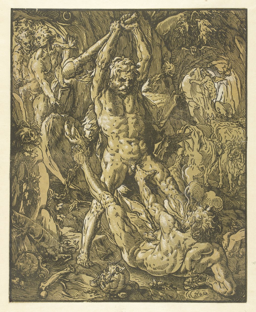Ercole e Caco da Hendrick Goltzius
