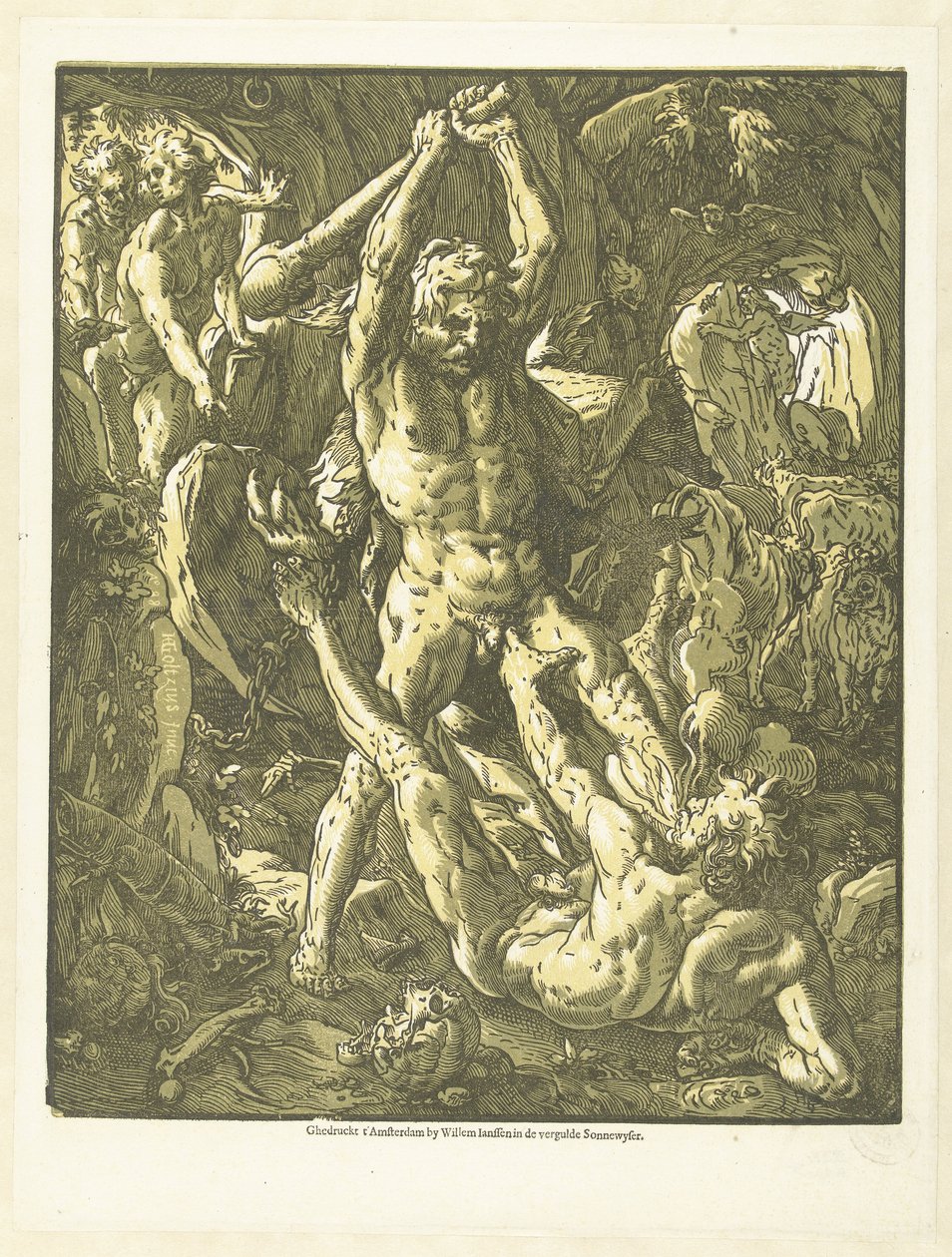 Ercole e Caco da Hendrick Goltzius