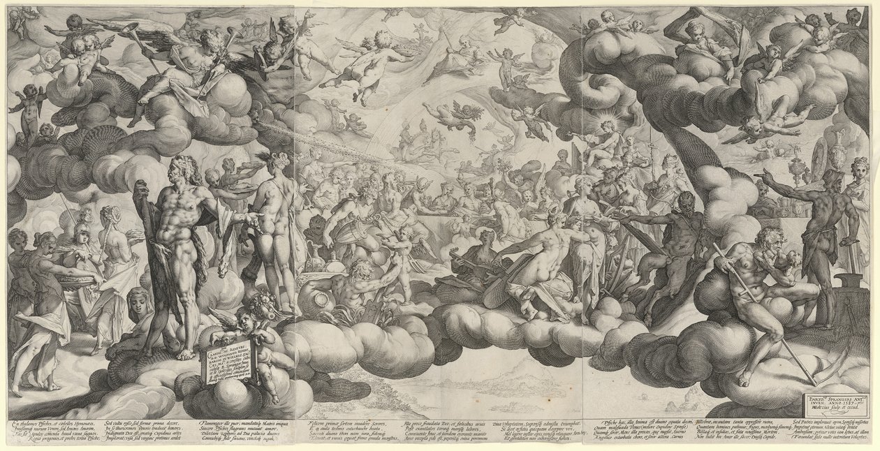 Il matrimonio di Amore e Psiche da Hendrick Goltzius