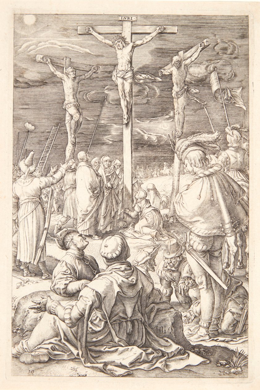 Gesù sulla croce da Hendrick Goltzius