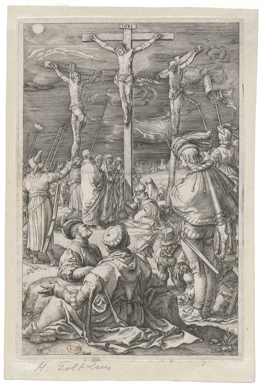 Crocifissione da Hendrick Goltzius