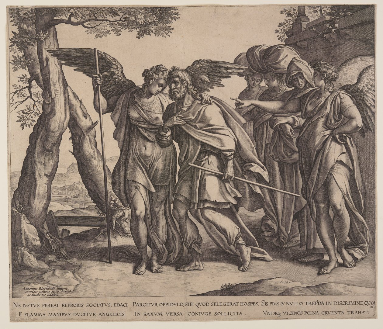 Lot e le sue figlie da Hendrick Goltzius