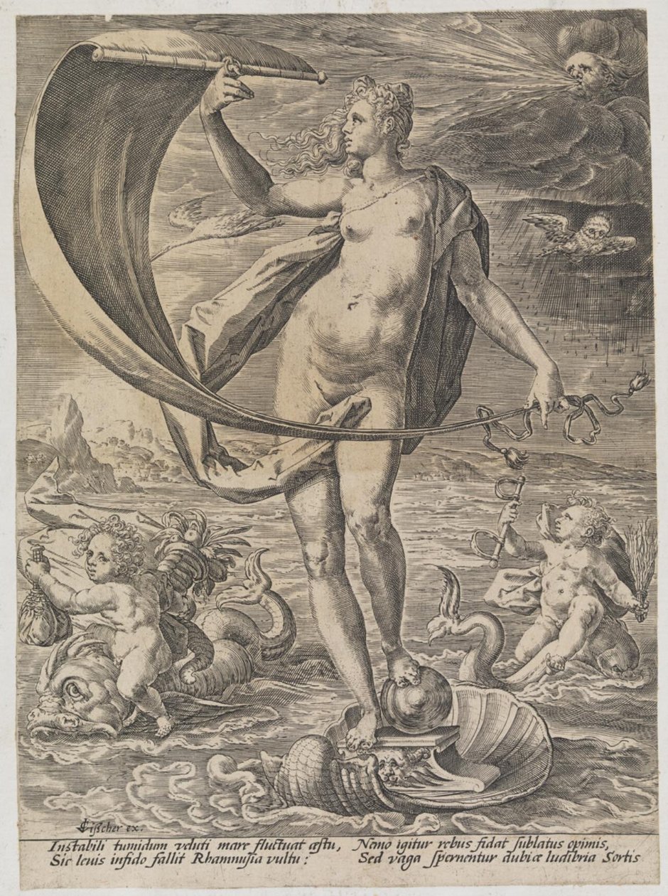 La fortuna (Instabili tumidum veluti ...) da Hendrick Goltzius