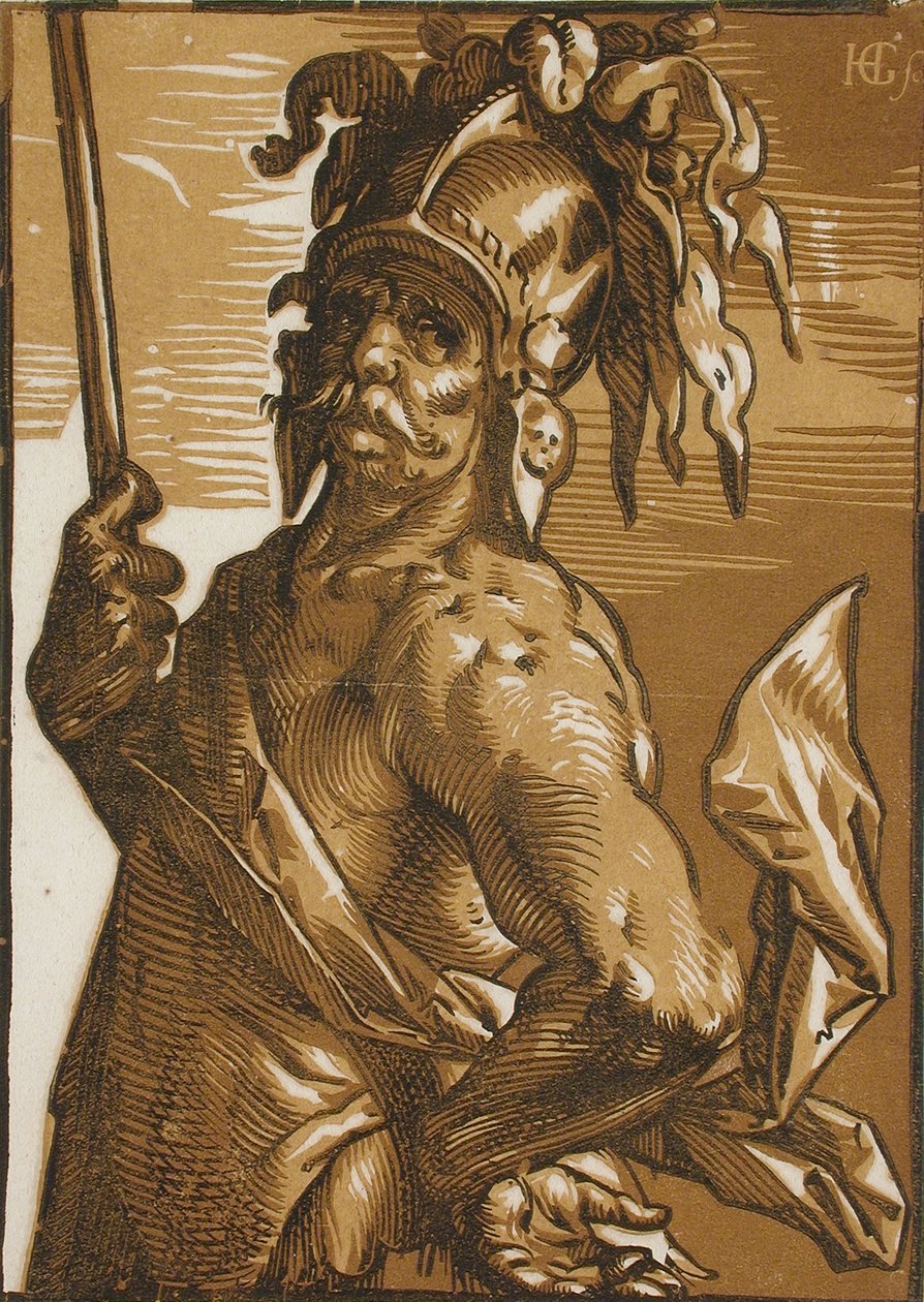 Mars (Halbfigur) da Hendrick Goltzius