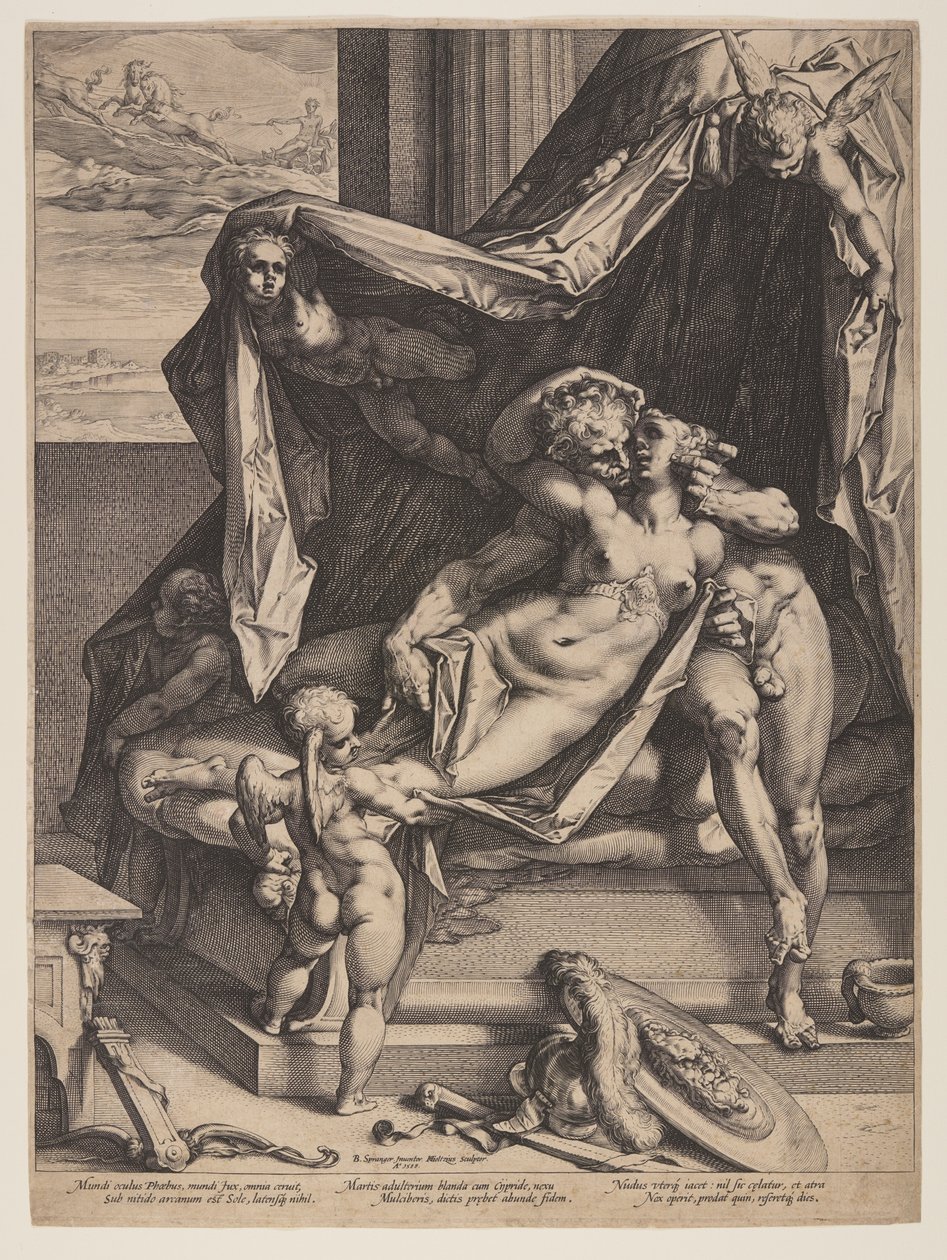 Marte e Venere da Hendrick Goltzius
