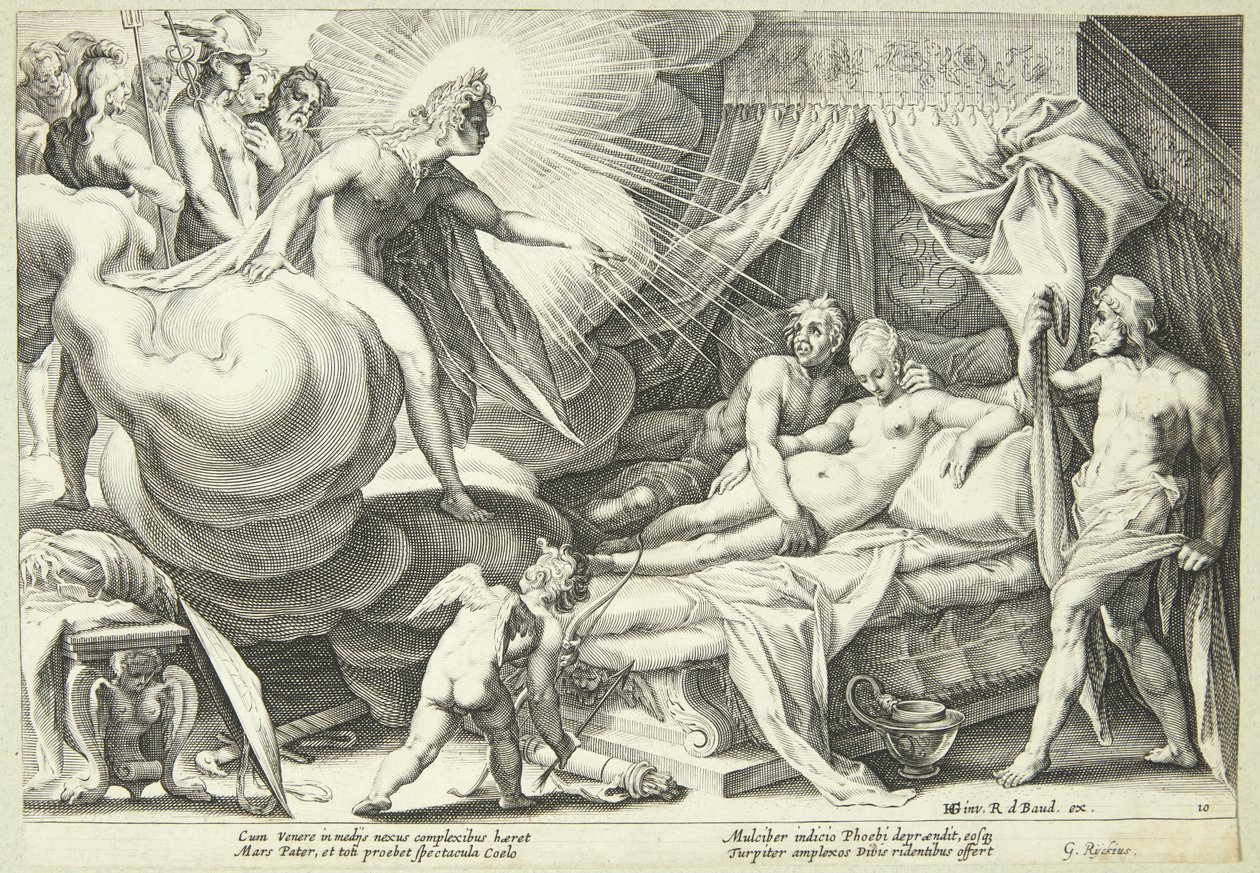 Marte e Venere sorpresi da Hendrick Goltzius
