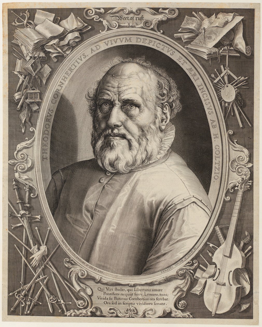 Marte e Venere sorpresi da Vulcano da Hendrick Goltzius