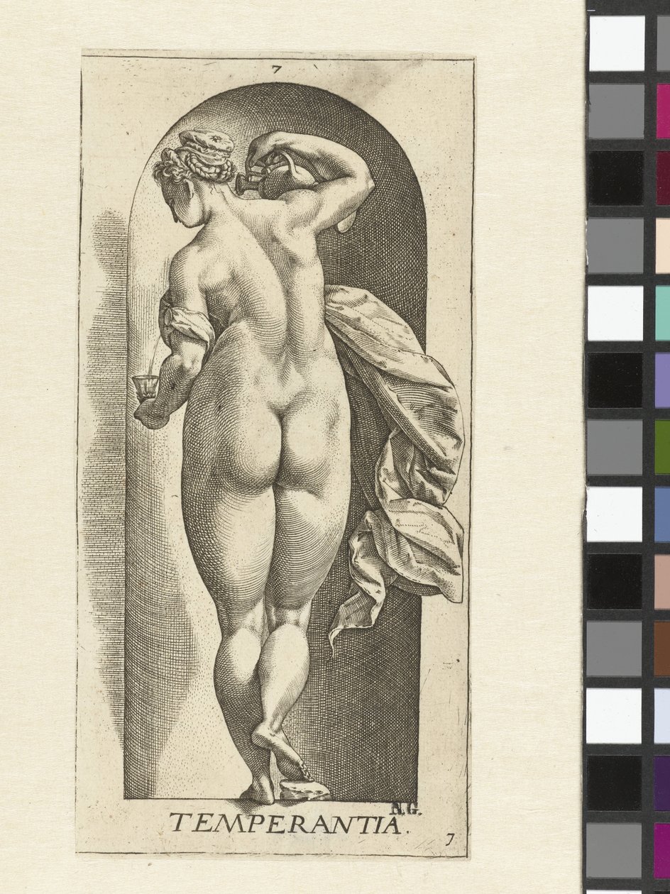 Temperanza da Hendrick Goltzius