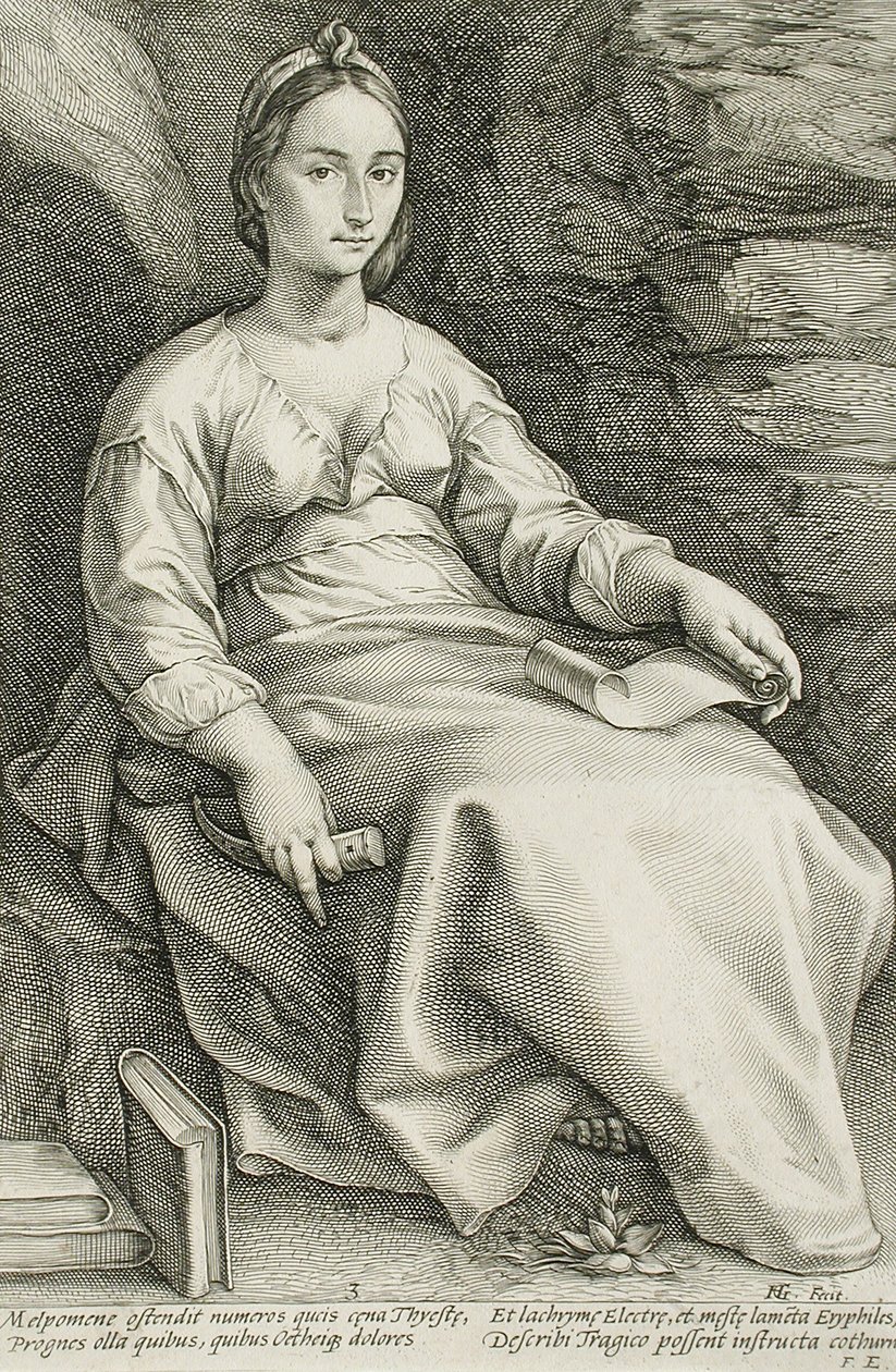 Melpomene da Hendrick Goltzius
