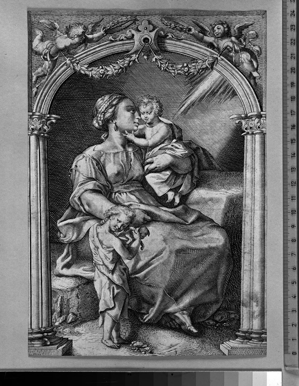 Carità verso il prossimo da Hendrick Goltzius