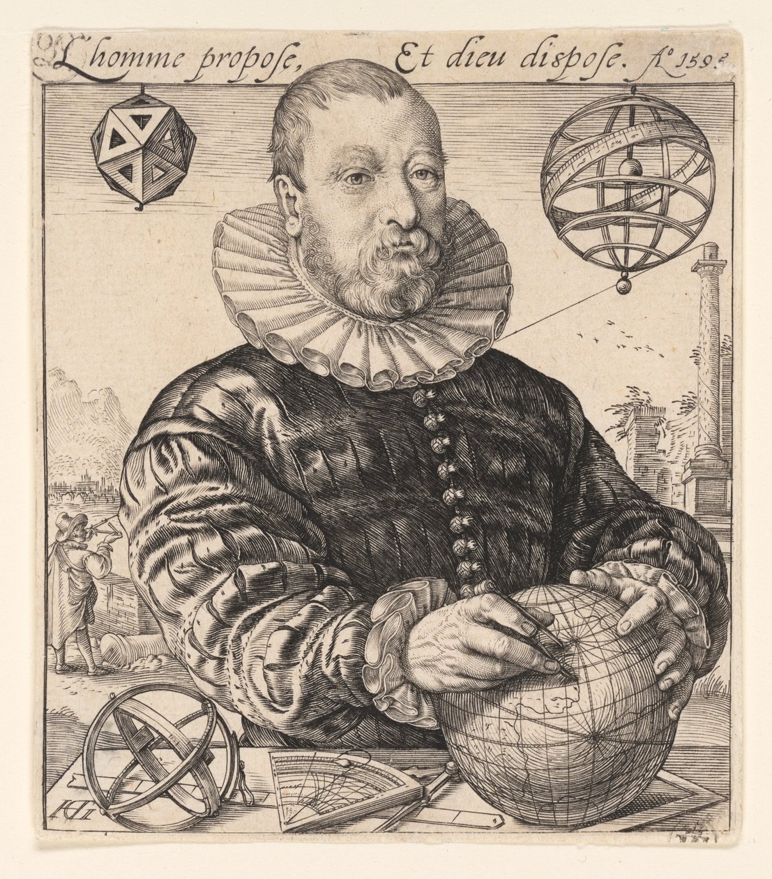 Nicolaus Petri da Deventer da Hendrick Goltzius