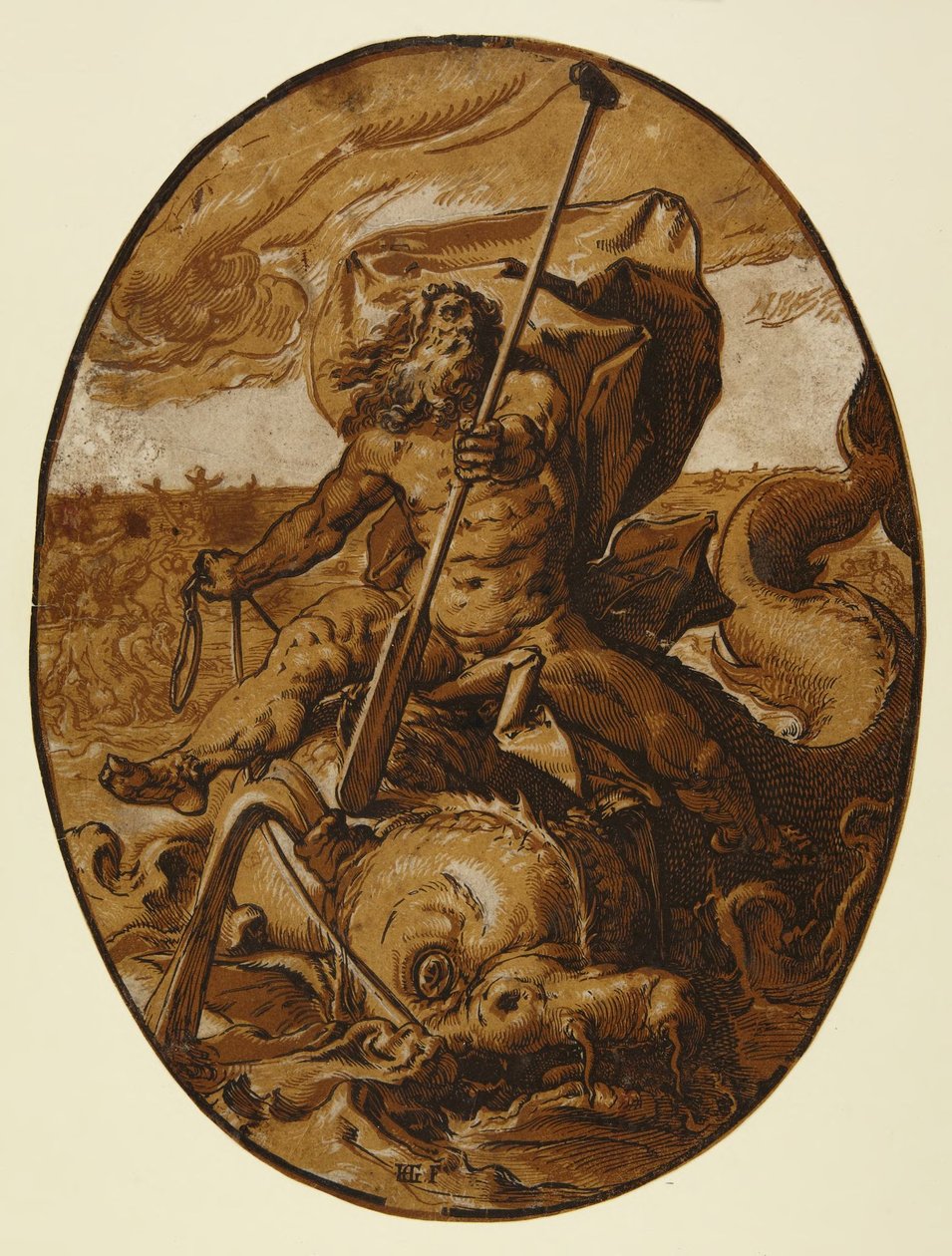 Oceanus da Hendrick Goltzius