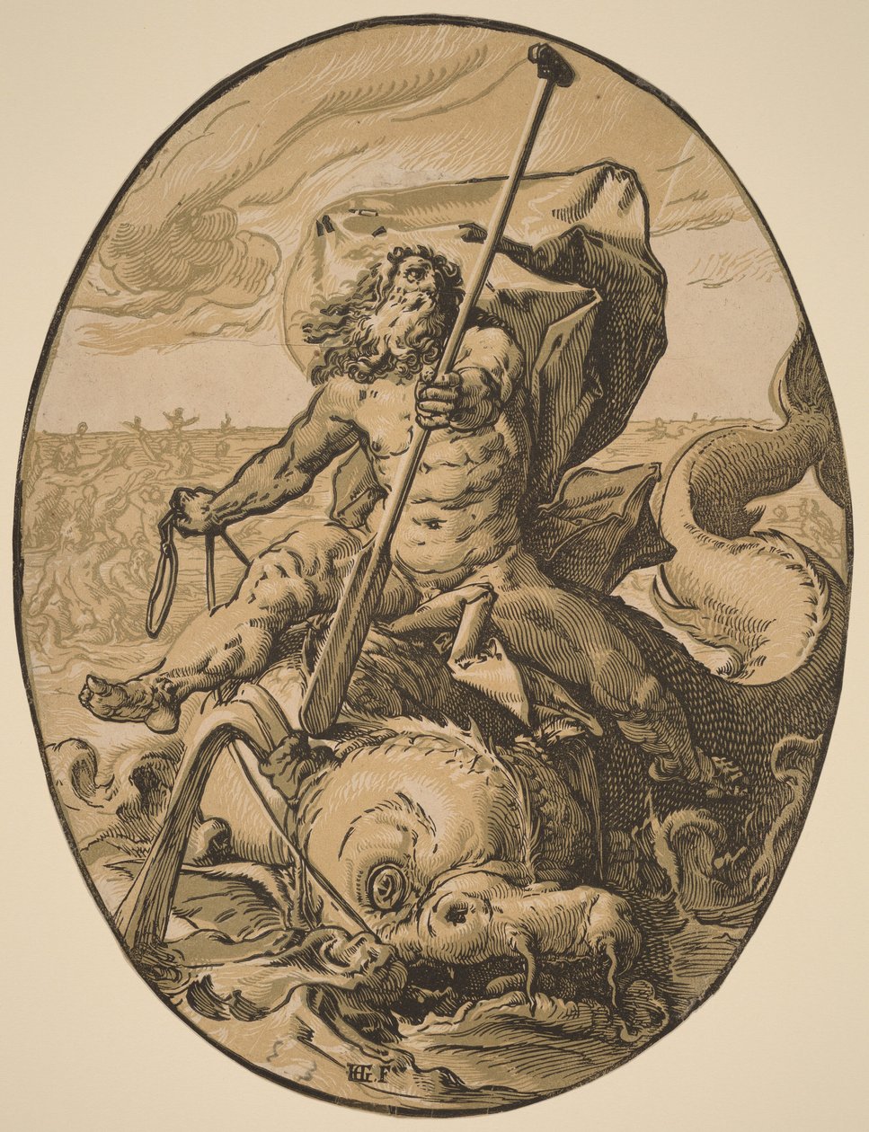 Oceanus da Hendrick Goltzius