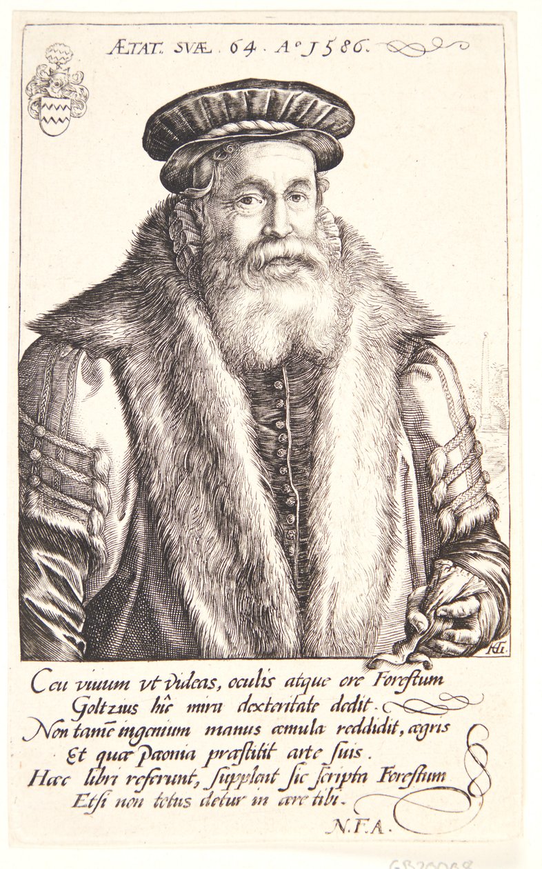 Petrus Forestus da Hendrick Goltzius