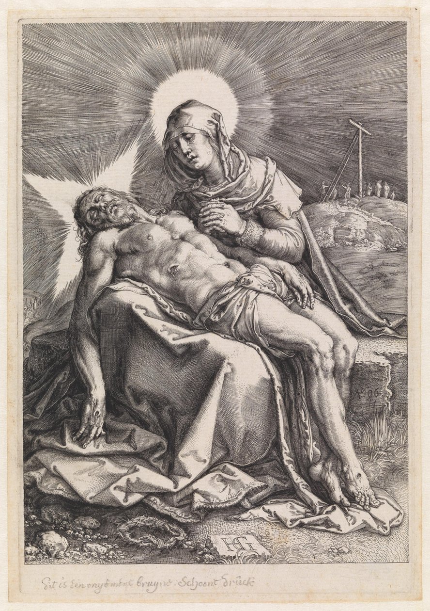 Pietà da Hendrick Goltzius