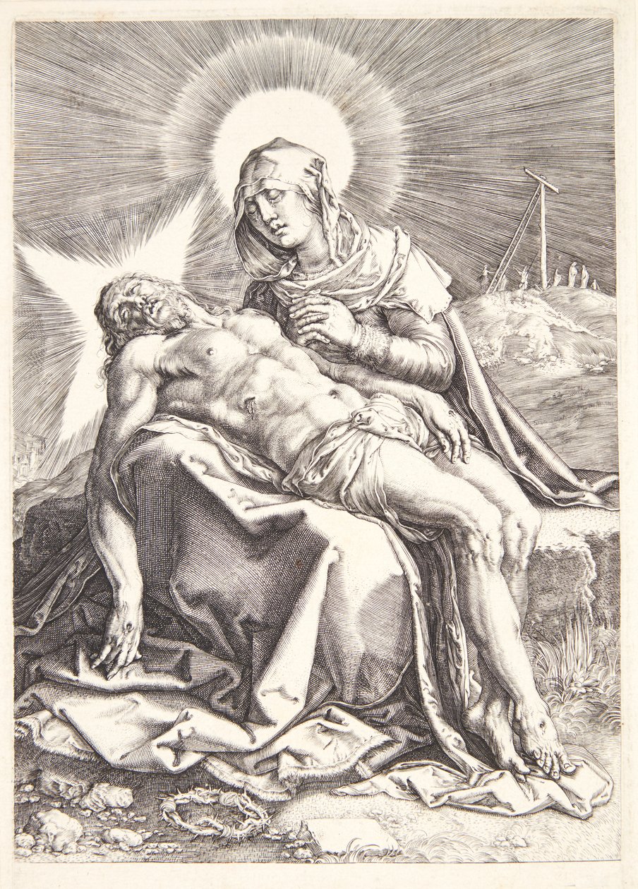 Pietà da Hendrick Goltzius