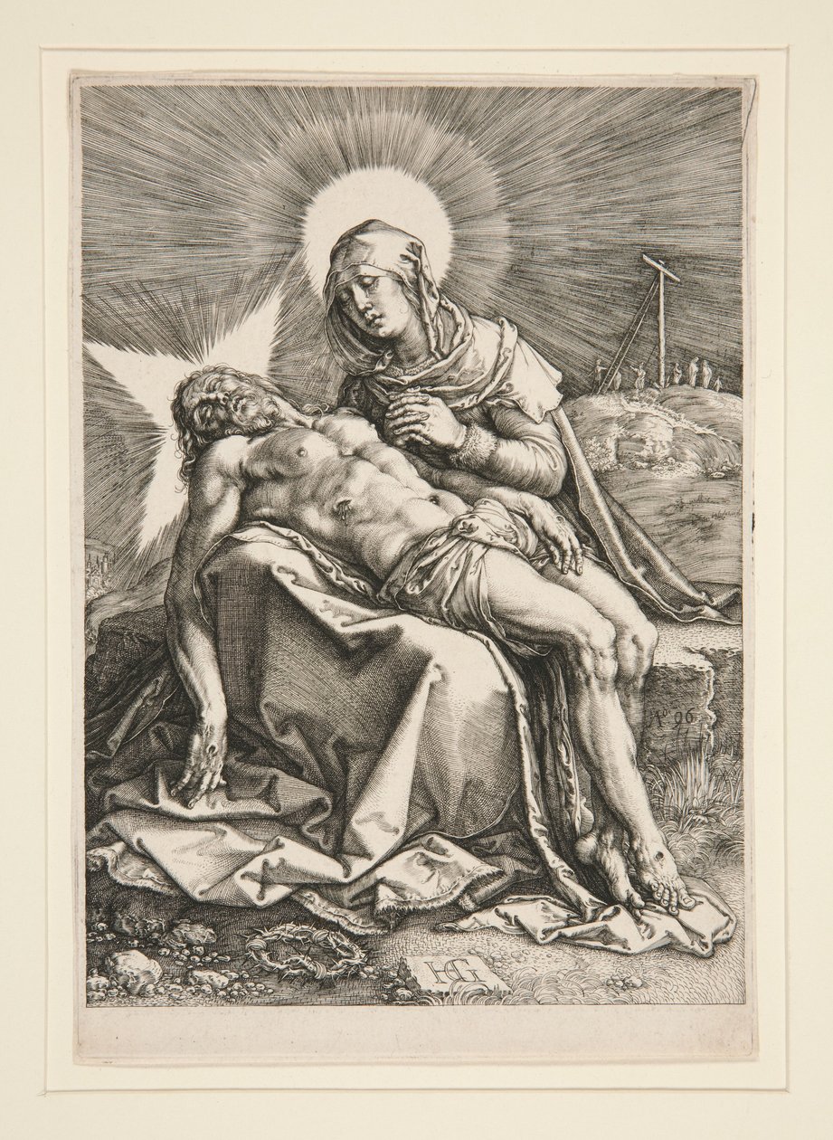 Pietà da Hendrick Goltzius