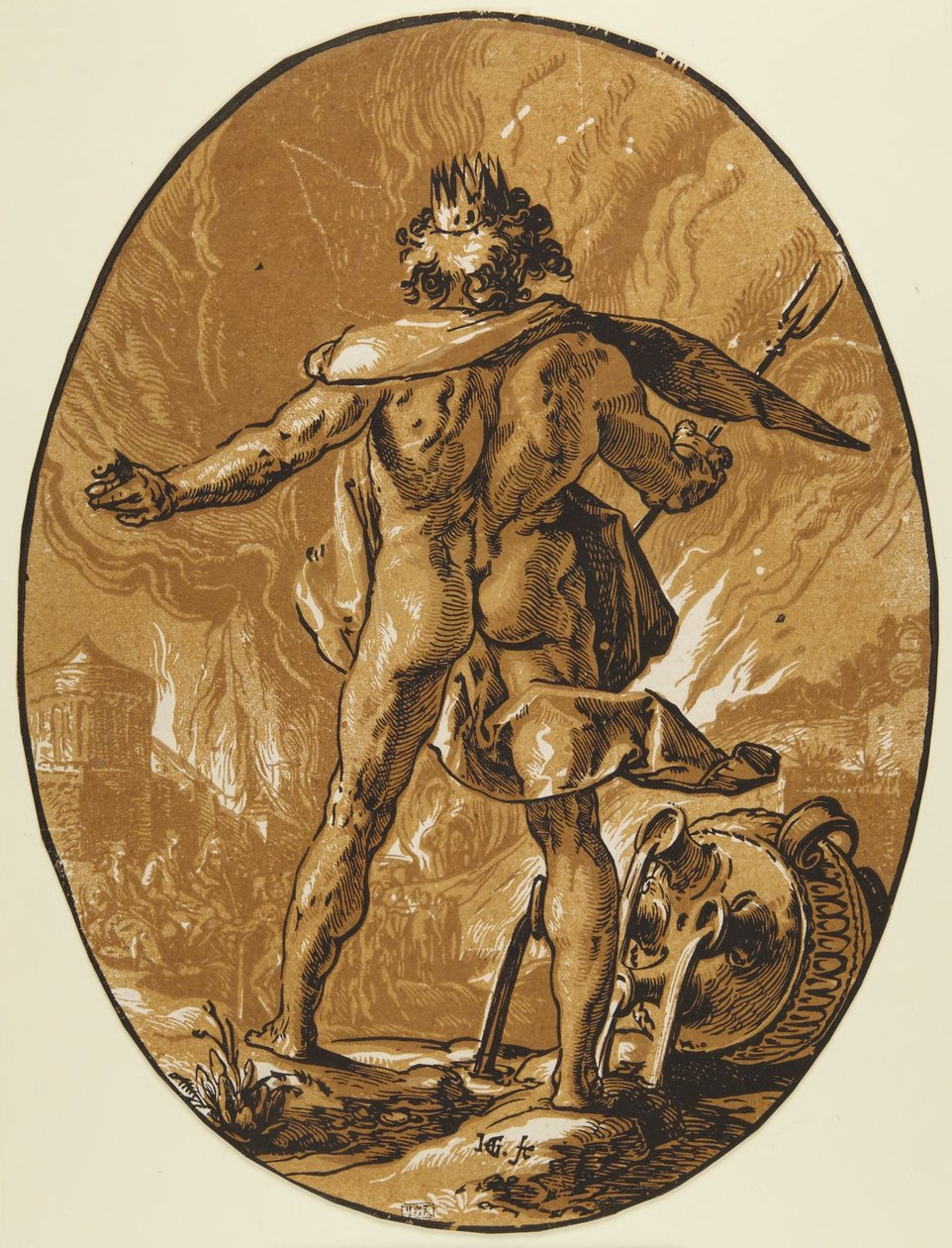 Pluto da Hendrick Goltzius
