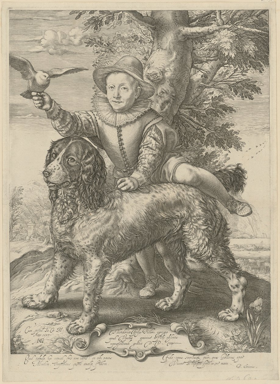 Ritratto di Frederik de Vries da Hendrick Goltzius