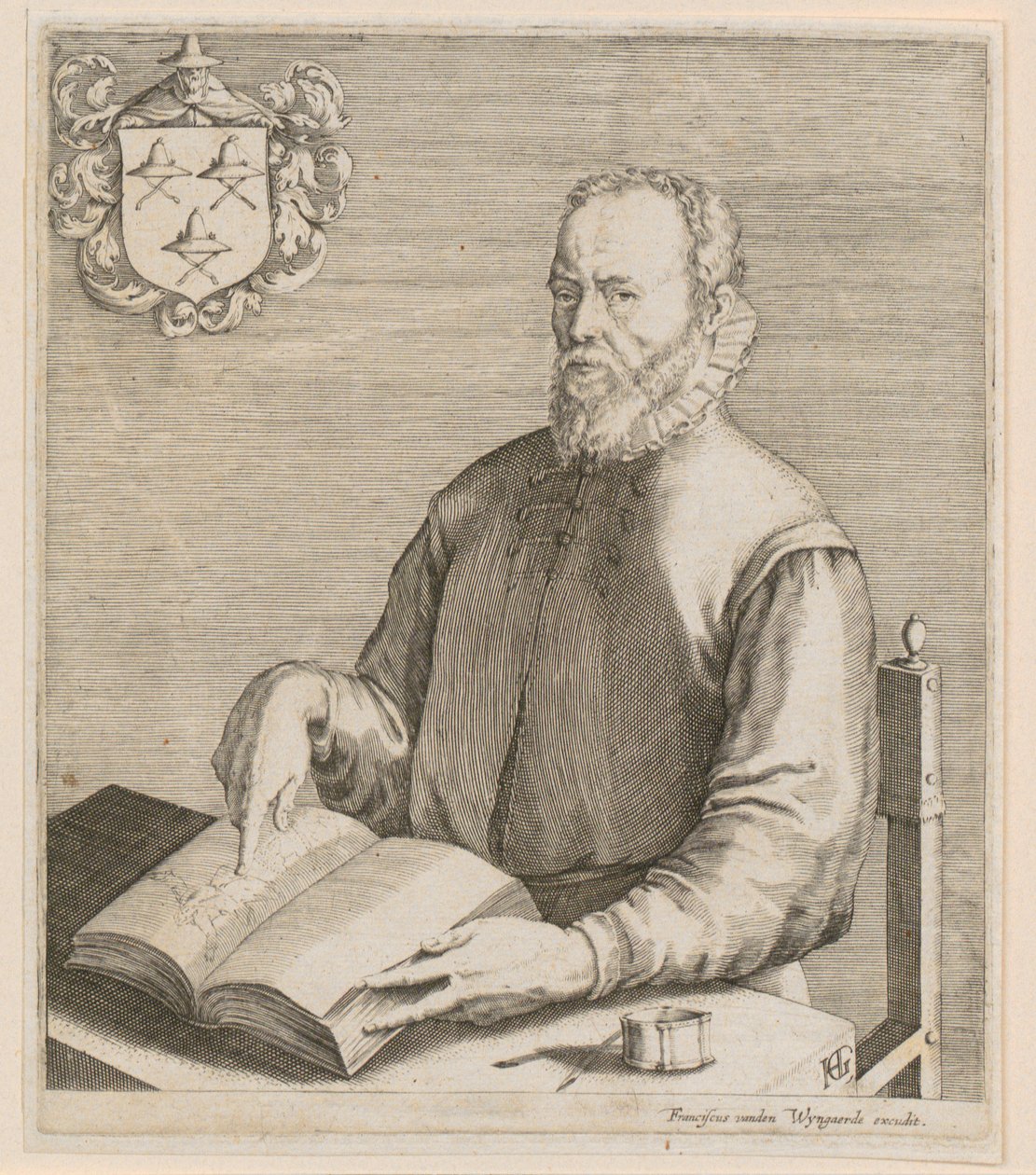 Ritratto di Gerard de Jode da Hendrick Goltzius