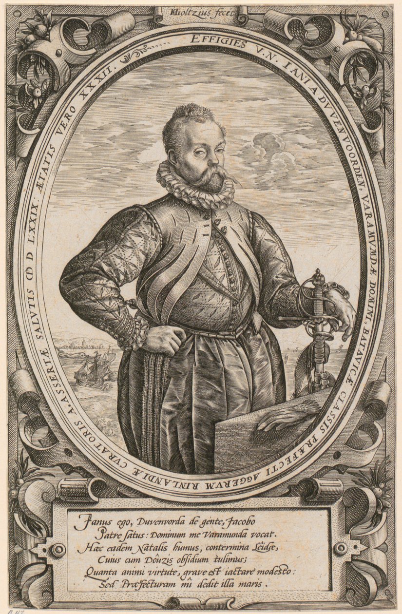 Ritratto di Jan [Johann] van Duvenvoorde da Hendrick Goltzius