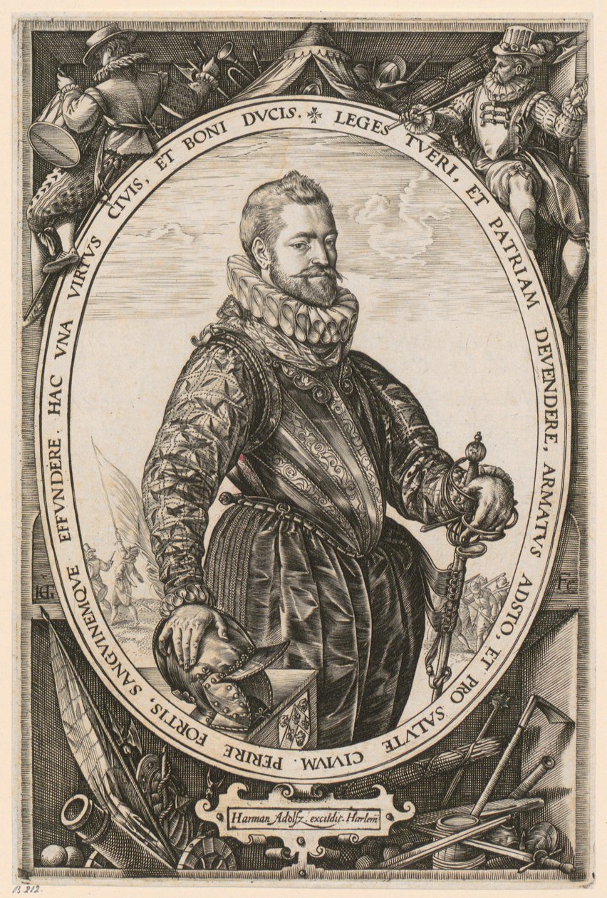 Ritratto di Jaques de la Faille da Hendrick Goltzius