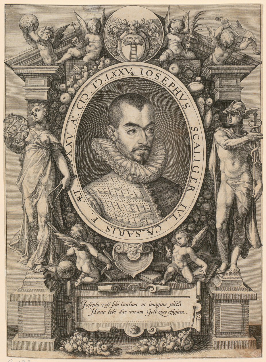 Ritratto di Giuseppe Giusto Scaligero da Hendrick Goltzius