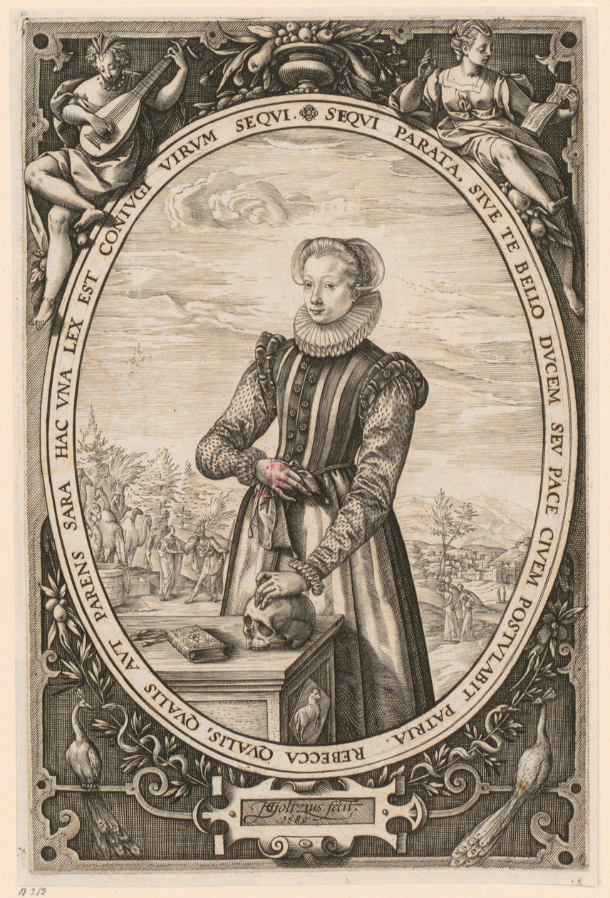 Ritratto di Josina Hamels da Hendrick Goltzius