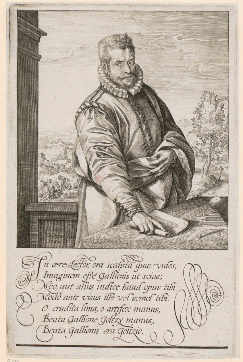 Ritratto di Philips Galle da Hendrick Goltzius