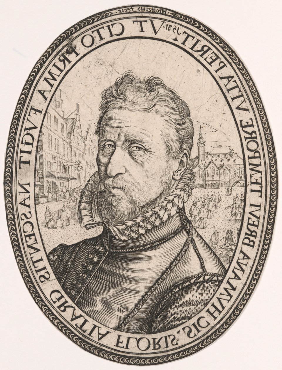 Ritratto di Albert Fransz. Schatter da Hendrick Goltzius