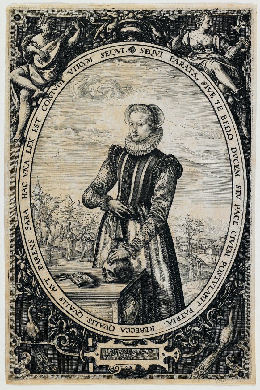 Ritratto di Josina Hamels da Hendrick Goltzius