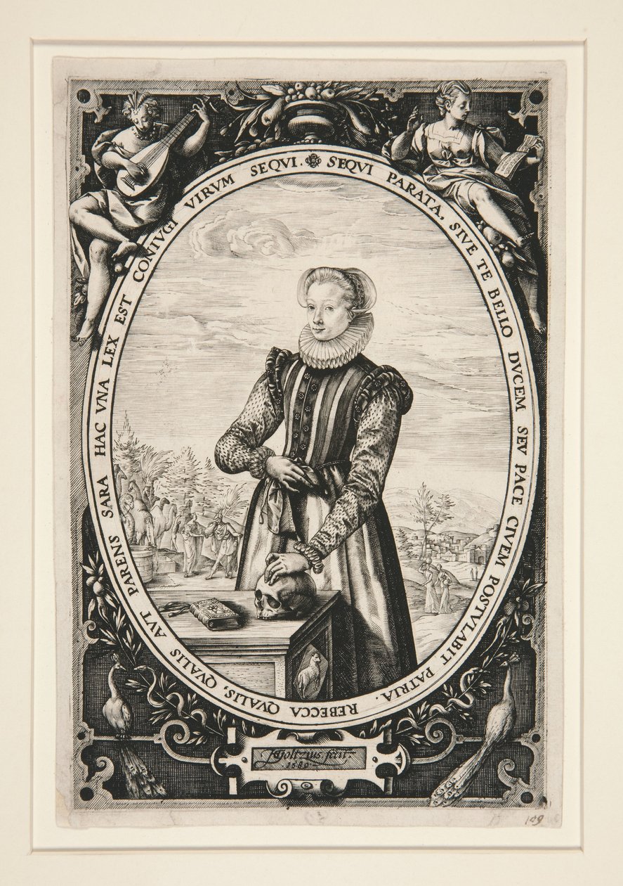 Ritratto di Josina Hamels da Hendrick Goltzius